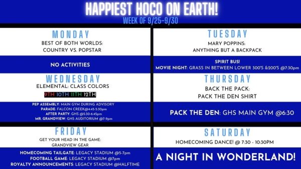 Happiest Homecoming on Earth 9/24-9/30 [Schedule]