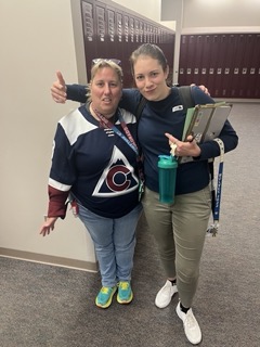 Ms.Christensen: “I wore this jersey to help support the sources of strength spirit week.”