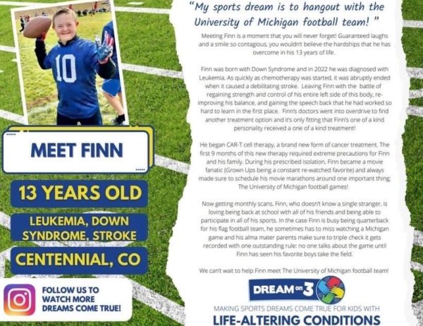 Meet Dream Week Kid: Finn Kennedy