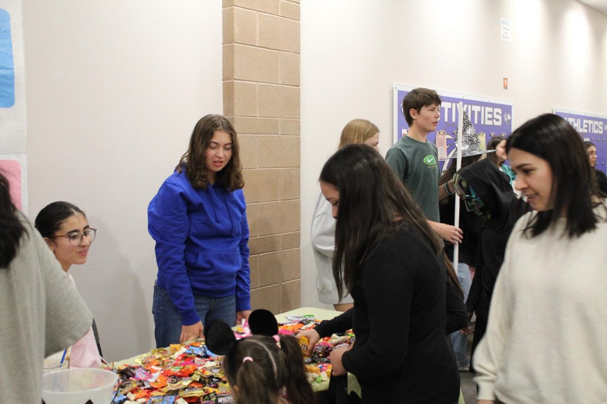 Trick or Treat! Last night, DECA and the Grandview Chronicle held their annual Trick or Treat Street where kids go to different clubs and pick up candy, play various games, and show off their costumes.