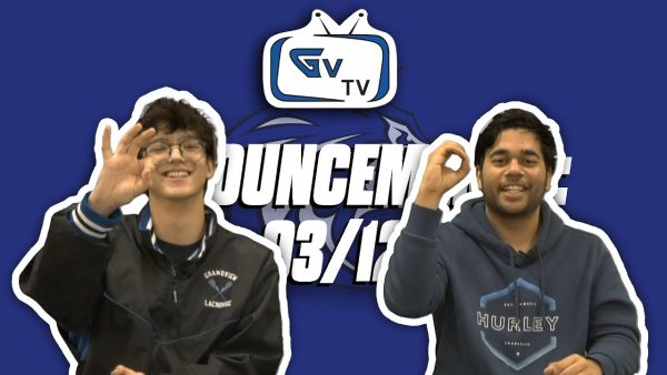 GVTV Announcements 3/12 ft. Jake & Valay