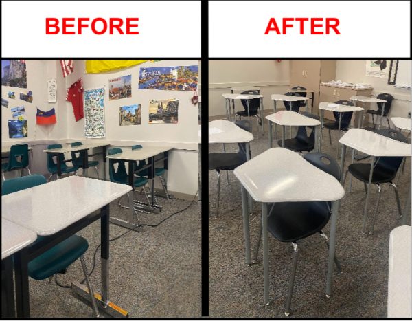 New School Furniture Liked Among Staff And Students