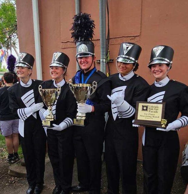 The Wolf Pride Marching Band Takes Home a 2nd Place Trophy from State Fair