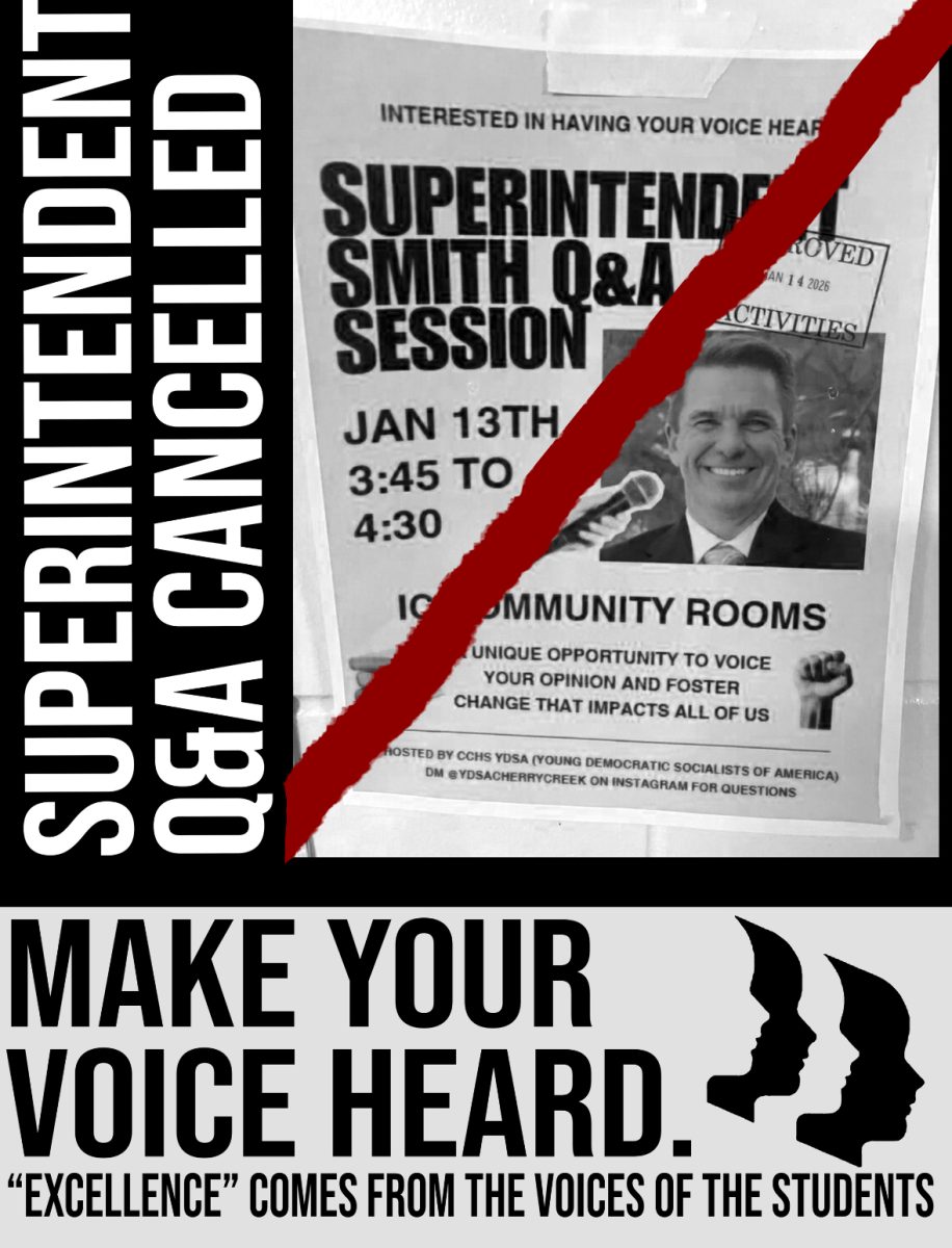 Chris Smith Cancels Cherry Creek High School Q&A